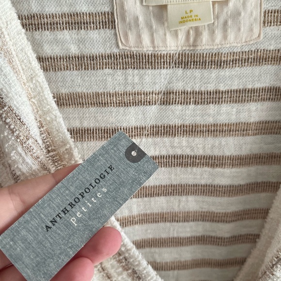 Maeve | Anthropologie | Surplice Striped Lightweight Sleeveless Top Size LP 🆕 - Picture 5 of 8